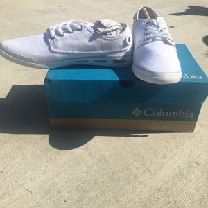 Columbia Vulc n Vent Lace shoes 8.5 white